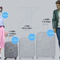 Beste Verkoop ???? ©TROLLEYZ - Venice No.10 - Trolley - 55cm Met TSA Slot - Dubbele Wielen - 360° Spinners - 100% Polypropyleen - ???? Handbagage Koffer In Silver Stone ❤️ -New Rebels shop 550x406