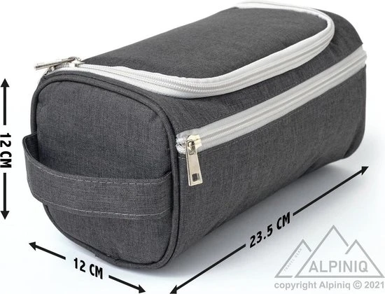 Beste deal ✔️ Alpiniq Companion - Toilettas - Heren - Dames - 2.7 Liter - Zwart ✨ 5 Beste deal ✔️ Alpiniq Companion - Toilettas - Heren - Dames - 2.7 Liter - Zwart ✨ - Afbeelding 3