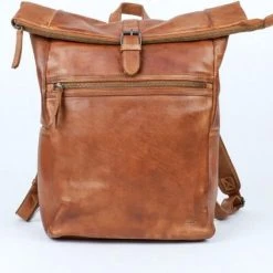 Aanbiedingen ???? Bear Design Pergola - Leren Laptop Rolltop Rugzak - 13 Inch - Cognac ???? -New Rebels shop 550x422 2