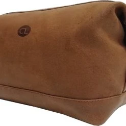 Nieuw ???? Castillo Dunmore Leren Toilettas - Cognac ???? -New Rebels shop 550x425 4