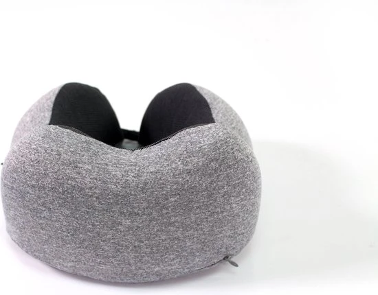 Coupon ???? Certified Sellers - Reiskussen - Nekkussen - Reiskussen Voor Vliegtuig En Auto - U Vorm - Traag Schuim- Grijs ???? 6 Coupon ???? Certified Sellers - Reiskussen - Nekkussen - Reiskussen Voor Vliegtuig En Auto - U Vorm - Traag Schuim- Grijs ???? - Afbeelding 4