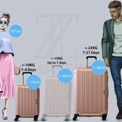 Coupon ???? ©TROLLEYZ - Bali No.22 - Kofferset 2 Delig - 55cm+78cm Met TSA Slot - Dubbele Wielen - 360° Spinners - 100% ABS - Reiskoffers In Cosmopolitan Pink ???? 16 Coupon ???? ©TROLLEYZ - Bali No.22 - Kofferset 2 Delig - 55cm+78cm Met TSA Slot - Dubbele Wielen - 360° Spinners - 100% ABS - Reiskoffers In Cosmopolitan Pink ???? -New Rebels shop 550x431 5