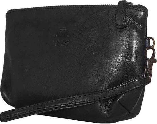 Flash-uitverkoop ???? Bear Design Leren Make Up Tasje / Etui Zwart ???? 9 Flash-uitverkoop ???? Bear Design Leren Make Up Tasje / Etui Zwart ???? - Afbeelding 7