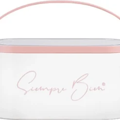 Beste deal ⭐ Siempre Bien Beautycase Wit - LED-spiegel - Make Up - Make-up Org - Make-up Organizer Met Spiegel - Make-up Koffer - Beautycase - Multifunctioneel - Reisformaat ❤️