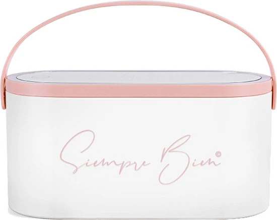 Beste deal ⭐ Siempre Bien Beautycase Wit - LED-spiegel - Make Up - Make-up Org - Make-up Organizer Met Spiegel - Make-up Koffer - Beautycase - Multifunctioneel - Reisformaat ❤️ 3 Beste deal ⭐ Siempre Bien Beautycase Wit - LED-spiegel - Make Up - Make-up Org - Make-up Organizer Met Spiegel - Make-up Koffer - Beautycase - Multifunctioneel - Reisformaat ❤️