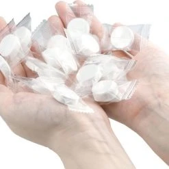 Top 10 ???? Merkloos Decopatent® 20 STUKS Compressed Towels Voor Reis Of Onderweg - Travel Towel - Handdoek - Gecomprimeerde Doekjes - In Tablet Vorm ???? -New Rebels shop 550x441 4