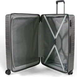 Goedkoopste ???? ©TROLLEYZ - Amsterdam No.9 - Reiskoffer 78cm Met TSA Slot - Dubbele Wielen - 360° Spinners - 100% ABS - Reiskoffer In Cloudy Grey ???? -New Rebels shop 550x442