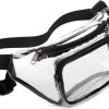 Aanbiedingen ???? Merkloos Heuptas Holografisch - Fanny Pack - Buideltasje - Heuptasje Dames - Festival Tasje - PVC - 28 X 15 Cm - Transparant - Zwart ???? -New Rebels shop 550x443 5