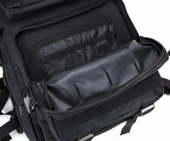 Hete verkoop ???? ARMY GAINS | ???? Backpack BLACK | 45L - Sporttas - Schooltas - Rugzak - Zwarte Kleur - Waterafstotend - Outdoor Wandel Rugzak - Extra Stevig - 900D Nylon - Scheurbestendig - AGN Zippers - Crossfit Rugzak - Multifunctionele Rugzak - Laptop Vak ⌛ 10 Hete verkoop ???? ARMY GAINS | ???? Backpack BLACK | 45L - Sporttas - Schooltas - Rugzak - Zwarte Kleur - Waterafstotend - Outdoor Wandel Rugzak - Extra Stevig - 900D Nylon - Scheurbestendig - AGN Zippers - Crossfit Rugzak - Multifunctionele Rugzak - Laptop Vak ⌛ - Afbeelding 8