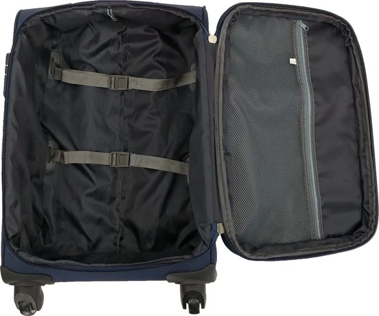 Begroting ???? SB Travelbags Bagage Stoffen Koffer 75cm 4 Wielen Trolley - Paars ???? 7 Begroting ???? SB Travelbags Bagage Stoffen Koffer 75cm 4 Wielen Trolley - Paars ???? - Afbeelding 5