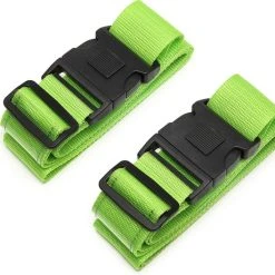 Gloednieuw ✔️ Bagwise 2 X Kofferriem - Bagage Band - Luggage Belt - Bagage Gordel -Afstelbaar - 200cm X 5 Cm - Groen ???? -New Rebels shop 550x460 3