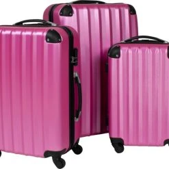 Uitgang ❤️ Tectake - Kofferset - Roze ???? -New Rebels shop 550x461 5
