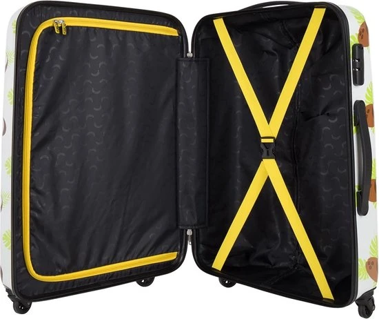 Aanbiedingen ???? BHPPY - Crazy Coco - Reiskoffer (66 Cm) ???? 7 Aanbiedingen ???? BHPPY - Crazy Coco - Reiskoffer (66 Cm) ???? - Afbeelding 5