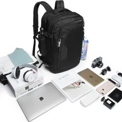 Goedkoopste ⭐ Bange Rugtas - 15,6 Inch - Laptop Rugzak - TSA Slot - Waterafstotend - Zwart - Incl. Smart Thermosfles ⌛ -New Rebels shop 550x463 3