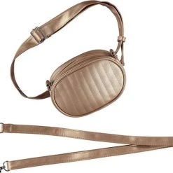 Kopen ⭐ Sarlini - Heuptas - Festival Tasje - Fanny Pack - Heuptasje Dames - Schoudertas - Handtas - 17 X 11 Cm - Goud ????