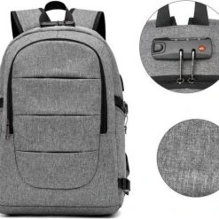 Beste recensies van ⌛ Augur Rugtas Anti Diefstal Rugzak TSA Slot USB AUX Poort Grijs ????