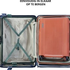 Uitgang ???? CarryOn Protector Luxe Grote Reiskoffer - Trolley 77cm Met TSA-klikslot - 4-delige Packer Set - Ultralicht - Zwart ???? -New Rebels shop 550x479 2