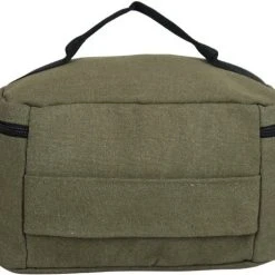 Promo ???? Fana Bags Toilettas Groen Canvas - Handvat -Reis Toilet Tas Bag Vakantie & Reizen – Toilettas Legergroen - Beautycase - Cadeau ✔️ -New Rebels shop 550x484 1