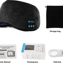 Korting ???? Kess® - Slaapmasker Met Bluetooth - Slaapmasker Muziek - Yoga Masker ⭐ -New Rebels shop 550x486 3