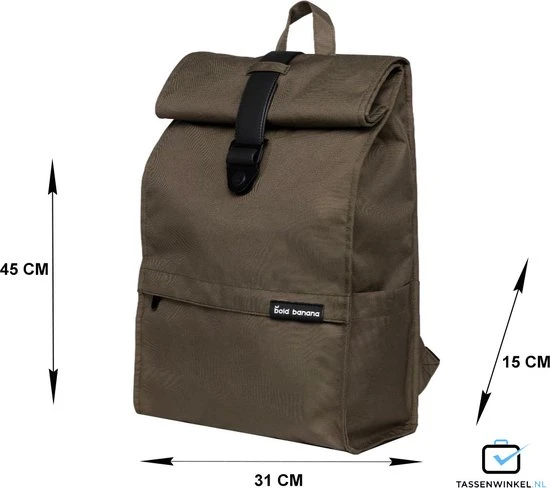 Aanbiedingen ⭐ Bold Banana - Laptoprugzak Roll Top - Green Knight ???? 16 Aanbiedingen ⭐ Bold Banana - Laptoprugzak Roll Top - Green Knight ???? - Afbeelding 14
