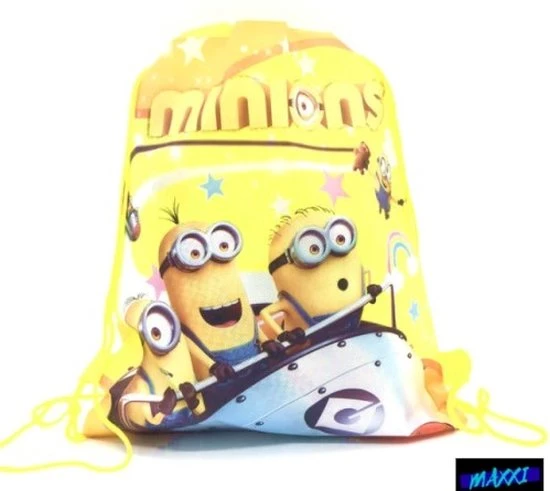 Promo ???? Disney / Disney Cars Minions Gymtas - School - Lunch - Zwemmen - Geel ✔️ 3 Promo ???? Disney / Disney Cars Minions Gymtas - School - Lunch - Zwemmen - Geel ✔️