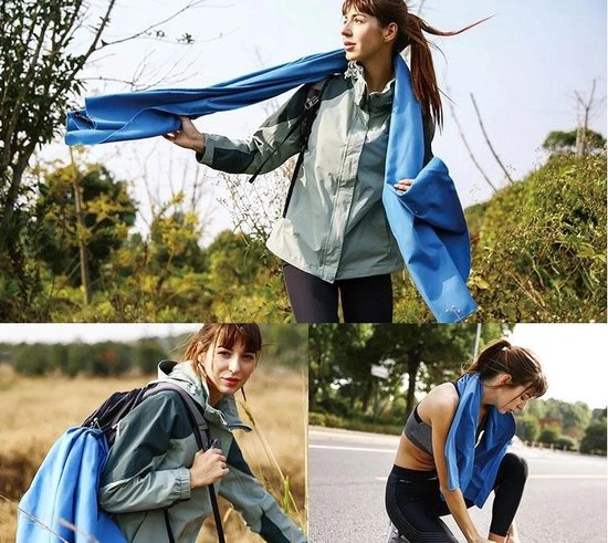 Begroting ???? TravelGuru Microvezel Reis Handdoek Set Van 2x Large (85 * 150cm) - Sneldrogende Lichtgewicht Microvezel Handdoek Ideaal Voor Sporten, Reizen, Outdoor & Strand - Microfiber Travel Towel - XL - Blauw ???? 10 Begroting ???? TravelGuru Microvezel Reis Handdoek Set Van 2x Large (85 * 150cm) - Sneldrogende Lichtgewicht Microvezel Handdoek Ideaal Voor Sporten, Reizen, Outdoor & Strand - Microfiber Travel Towel - XL - Blauw ???? - Afbeelding 8