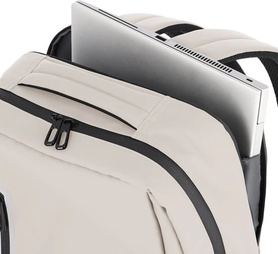 Beste Pirce ???? Travelite Laptop Rugzak / Rugtas / Laptoptas - Boxy - Wit - 15 Inch ???? 7 Beste Pirce ???? Travelite Laptop Rugzak / Rugtas / Laptoptas - Boxy - Wit - 15 Inch ???? - Afbeelding 5