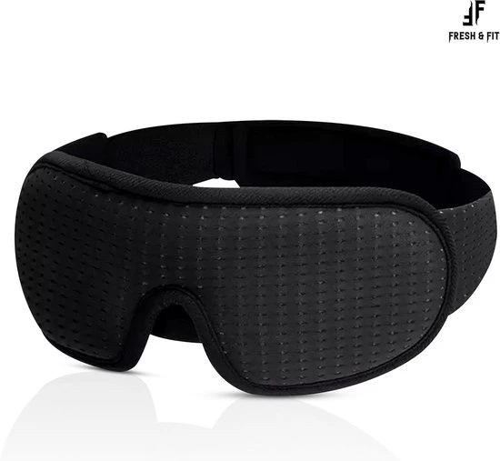 Beste Verkoop ???? Fresh & Fit® Zwart Luxe Traagschuim Slaapmasker Vrouwen - Kinderen- Mannen - 100% Verduisterend ???? 3 Beste Verkoop ???? Fresh & Fit® Zwart Luxe Traagschuim Slaapmasker Vrouwen - Kinderen- Mannen - 100% Verduisterend ????