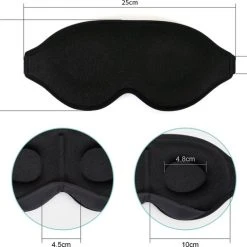 Goedkoopste ???? MeesterSlaap - Oogmasker Voor Vrouwen - Slaapmasker Kinderen - Traagschuim Mannen - Verduisterend ⌛ -New Rebels shop 550x508 3