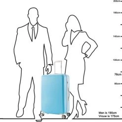 Goedkoopste ???? Decent Star Maxx Large Koffer - 76 Cm - TSA Slot - Pastel Groen ???? -New Rebels shop 550x510 10