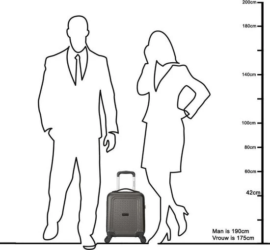 Beste deal ???? Decent Maxi-Air ???? Handbagage Koffer - 42 Cm - Zalm Roze ???? 9 Beste deal ???? Decent Maxi-Air ???? Handbagage Koffer - 42 Cm - Zalm Roze ???? - Afbeelding 7