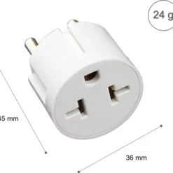 Beste recensies van ✨ Colorful Sun® Universele Wereldstekker - Reisstekker Type E & F - USA / CN / CA / JP / MX Naar EU / ID / KR - 1 Stuk - Amerika VS, China, Canada, Japan, Mexico Naar Europa(EU), Indonesië, Korea - Wit ???? -New Rebels shop 550x512