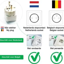 Top 10 ???? Colorful Sun® Universele Wereldstekker - Reisstekker Type E & F - UK / US / CN / AU / FR / JP / IT Naar EU/ID/KR - 1 Stuk - Engeland, Schotland(UK), Amerika VS, China, Australië, Frankrijk, Japan, Italië Naar Europa(EU), Indonesië En Korea - Wit ???? -New Rebels shop 550x513 3