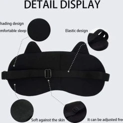 Top 10 ???? Merkloos Oogmasker - Beanie Boos Slaapmasker 4 X - Zijde-zacht Glanzend Materiaal - Bedrukte Ogen In De Stof - Heerlijk Donker - Met Extra Zakje Zelfverwarmende Oogverwarmers ???? -New Rebels shop 550x515 5