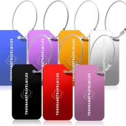 Gloednieuw ???? Aluminium Bagagelabel Blauw – Kofferlabel – Aluminium Bagagelabel Voor Koffer En Bagage – Reislabel – 4 Stuks – Blauw - Thousandtravelmiles ???? -New Rebels shop 550x519 3