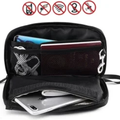 Korting ???? Shopping Moments Products Shopping Moments - RFID Veiligheidshoes Anti-tracking -Paspoorthoes - Reisportemonnee - Paspoorthouder - Travel Wallet ????