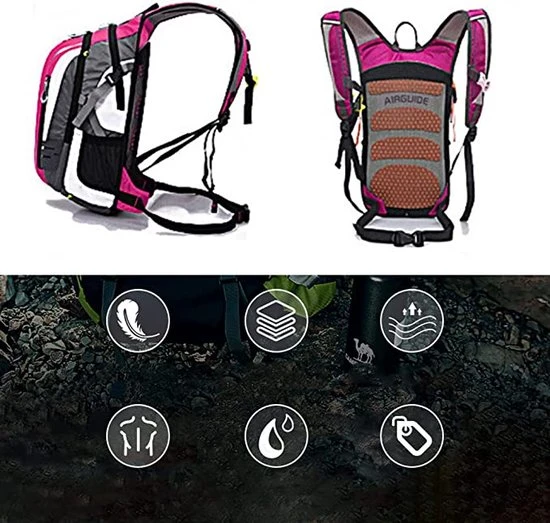 Gloednieuw ???? Generisch Fietsrugzak, 18 Liter, Outdoor Rugzak, Multifunctionele Wandelrugzak, Skirugzak, Reisrugzak, Sportrugzak, Dagrugzak Voor Fietsen, Paardrijden, Bergbeklimmen, Ultralicht, Voor Dames En Heren, Zwart ✔️ 4 Gloednieuw ???? Generisch Fietsrugzak, 18 Liter, Outdoor Rugzak, Multifunctionele Wandelrugzak, Skirugzak, Reisrugzak, Sportrugzak, Dagrugzak Voor Fietsen, Paardrijden, Bergbeklimmen, Ultralicht, Voor Dames En Heren, Zwart ✔️ - Afbeelding 2