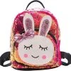 Beste Verkoop ???? Novalino Rugtas - Meisjes - Rugzak - Schooltas - Fuchsia - Roze - Rugzak - 22x32 Cm - Glitter - Tas - Konijntje - Pailletten - 3-8 Jaar - CADEAU TIP! ???? -New Rebels shop 550x527 8