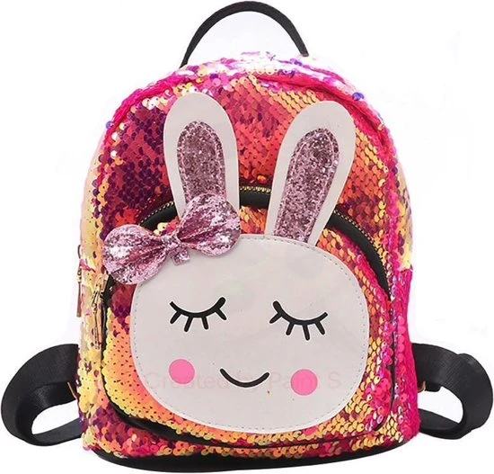 Beste Verkoop ???? Novalino Rugtas - Meisjes - Rugzak - Schooltas - Fuchsia - Roze - Rugzak - 22x32 Cm - Glitter - Tas - Konijntje - Pailletten - 3-8 Jaar - CADEAU TIP! ???? 3 Beste Verkoop ???? Novalino Rugtas - Meisjes - Rugzak - Schooltas - Fuchsia - Roze - Rugzak - 22x32 Cm - Glitter - Tas - Konijntje - Pailletten - 3-8 Jaar - CADEAU TIP! ????