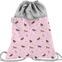 Gloednieuw ???? Animal Pictures Gymbag Paardjes - 45 X 34 Cm - Polyester ???? -New Rebels shop 550x528