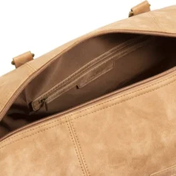 Kopen ???? Piace Molto Felina Duffeltas - Weekendtas - Sporttas - Reistas - Polyurethaan - Bruin Cognac ???? -New Rebels shop 550x529 2