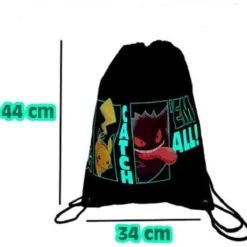 Kopen ???? Pokémon Pokemon Pikachu - Gymtas / Zwemtas 44 Cm - Incl. Vak Met Rits - Top Kwaliteit! ???? -New Rebels shop 550x530