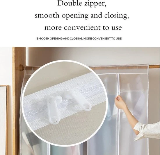 Korting ???? Merkloos TDR-Stofkap Voor Kleding Driedimensionale Stofkap Opbergtas 60*30*90 CM ???? 14 Korting ???? Merkloos TDR-Stofkap Voor Kleding Driedimensionale Stofkap Opbergtas 60*30*90 CM ???? - Afbeelding 12
