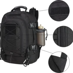 Korting ✨ Thuys - ???? Backpack 60 Liter - Rugzak – Waterdicht - Militaire - Ademend – Zwart ???? -New Rebels shop 550x532
