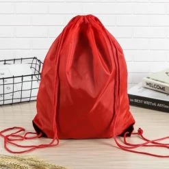 Gloednieuw ???? Merkloos Gymtas Met Rijgkoord - Nylon Rugzakjes – Nylon Rugzak – Wit ???? -New Rebels shop 550x534 9