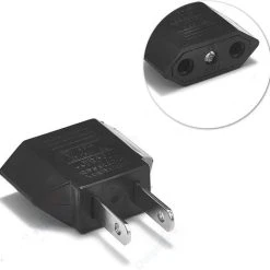 Hete verkoop ???? Syda® - Reisstekker - EU Naar USA - Travel Adapter - Europa Naar Amerika - Zwart - 1 Stuks ????