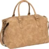 Kopen ???? Piace Molto Felina Duffeltas - Weekendtas - Sporttas - Reistas - Polyurethaan - Bruin Cognac ???? -New Rebels shop 550x539