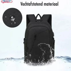 Groothandel ⭐ JAMY First Rugzak Anti Diefstal - Rugzak Meisjes - Kerst Cadeau - Rugzak Jongens - USB En Headphone - Laptop - Black Friday ⌛ -New Rebels shop 550x539 8