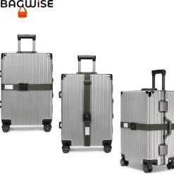 Begroting ???? Bagwise 2 X Kofferriem - Bagage Band - Luggage Belt - Bagage Gordel -Afstelbaar - 175cm Lang 5 Cm Breed - Khaki ???? -New Rebels shop 550x541 16