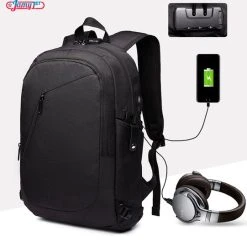 Groothandel ⭐ JAMY First Rugzak Anti Diefstal - Rugzak Meisjes - Kerst Cadeau - Rugzak Jongens - USB En Headphone - Laptop - Black Friday ⌛ -New Rebels shop 550x541 17